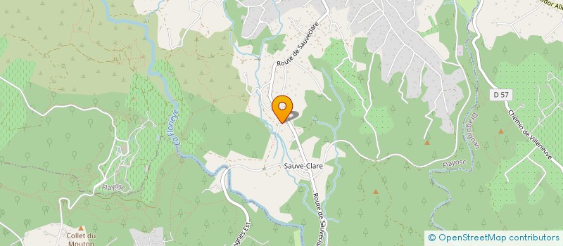 localisation de l'entreprise MONSIEUR FRANCK FOURNIER  FLAYOSC