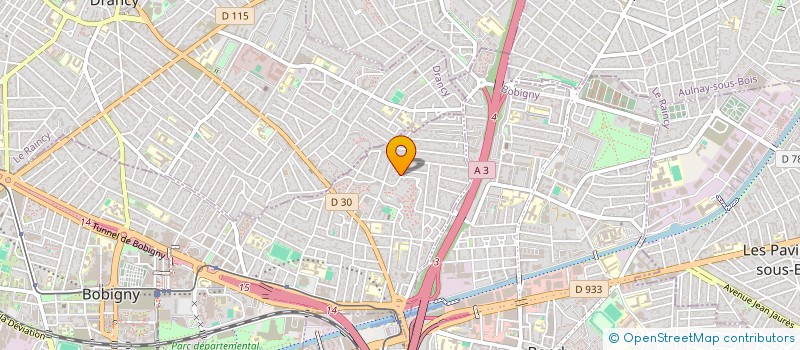 localisation de l'entreprise MONSIEUR FRANCK FOURNIER  BOBIGNY