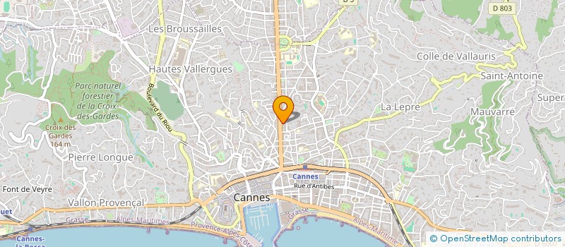 localisation de l'entreprise MONSIEUR FRANCK FOURNIER  CANNES