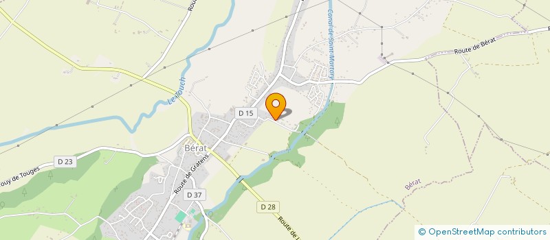 localisation de l'entreprise MONSIEUR FRANCK FOURNIER  BERAT