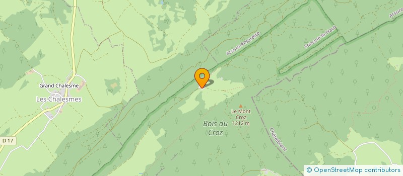 localisation de l'entreprise MONSIEUR FRANCK FOUSSEREAU  FONCINE-LE-HAUT