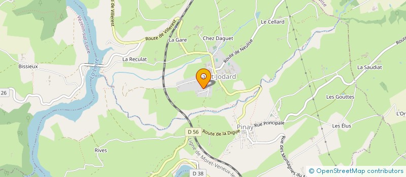 localisation de l'entreprise MONSIEUR FRANCK FRAGNE  SAINT-JODARD