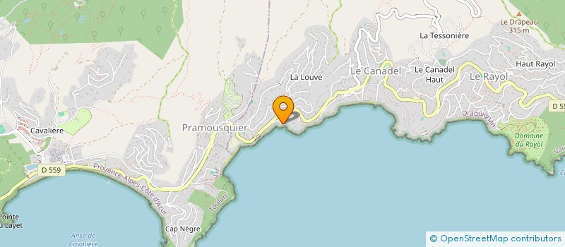 localisation de l'entreprise MONSIEUR FRANCK FRANCESCHINI à RAYOL-CANADEL-SUR-MER