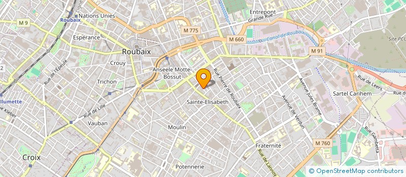 localisation de l'entreprise MONSIEUR FRANCK FRANCK KEMKENG NAOH  ROUBAIX