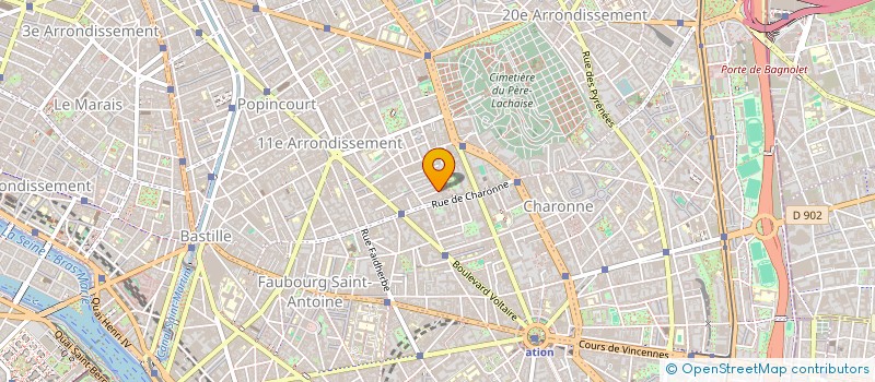 localisation de l'entreprise MONSIEUR FRANCK FRAPPIER  PARIS