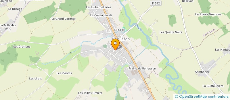 localisation de l'entreprise MONSIEUR FRANCK FRESNEAU  PERRUSSON