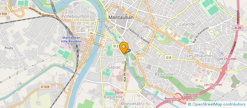 localisation de l'entreprise MONSIEUR FRANCK FRESNEDA  MONTAUBAN