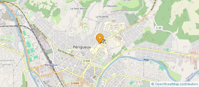 localisation de l'entreprise MONSIEUR FRANCK FRESSINGEAS à PERIGUEUX