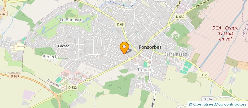 localisation de l'entreprise MONSIEUR FRANCK FRIARD  FONSORBES