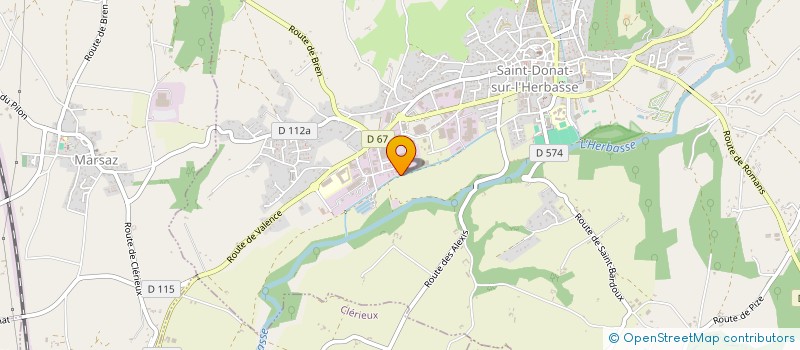 localisation de l'entreprise MONSIEUR FRANCK FRIER  CLERIEUX