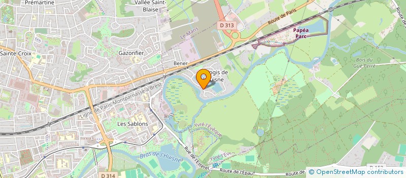 localisation de l'entreprise MONSIEUR FRANCK FRIOT  YVRE-L'EVEQUE