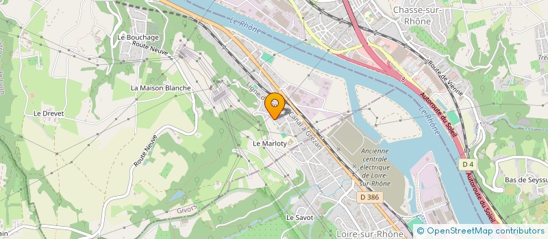 localisation de l'entreprise MONSIEUR FRANCK FUENTES à GIVORS