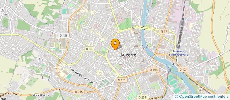 localisation de l'entreprise MONSIEUR FRANCK FUHRMANN  AUXERRE