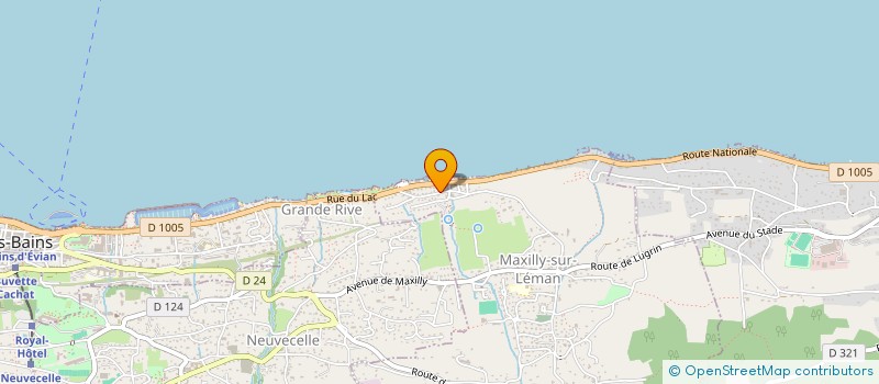 localisation de l'entreprise MONSIEUR FRANCK FUSTER  MAXILLY-SUR-LEMAN