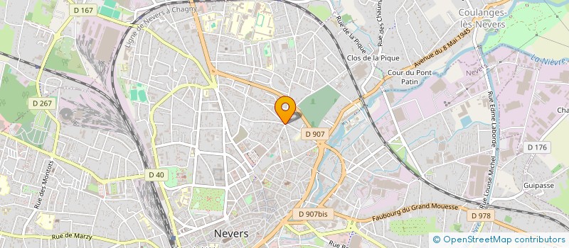 localisation de l'entreprise MONSIEUR FRANCK GABA à NEVERS