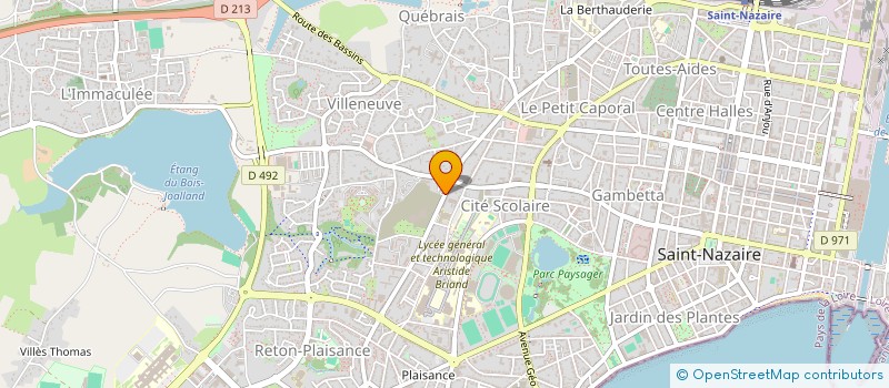 localisation de l'entreprise MONSIEUR FRANCK GABARD à SAINT-NAZAIRE