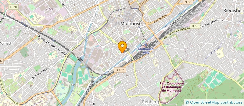 localisation de l'entreprise MONSIEUR FRANCK GABEREAU  MULHOUSE