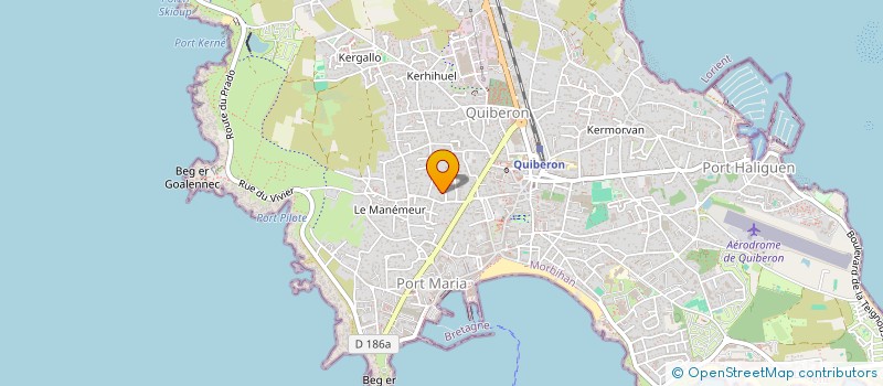 localisation de l'entreprise MONSIEUR FRANCK GACHIGNARD à QUIBERON