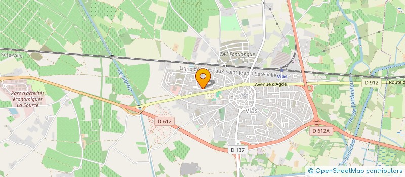 localisation de l'entreprise MONSIEUR FRANCK GACOIN à VIAS