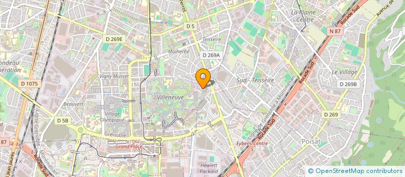 localisation de l'entreprise MONSIEUR FRANCK GACON  VOIRON