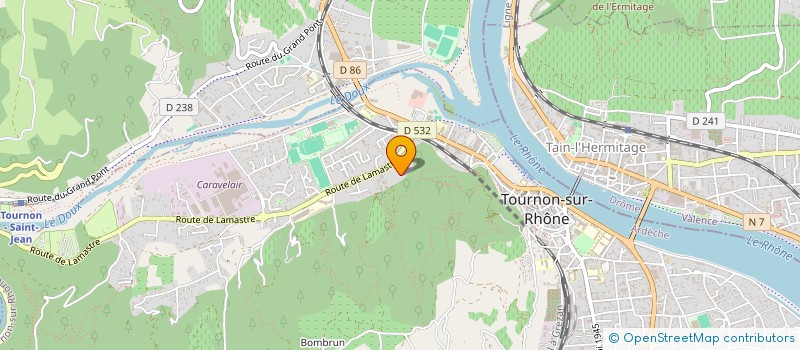 localisation de l'entreprise MONSIEUR FRANCK GADZIECKYJ à TOURNON-SUR-RHONE