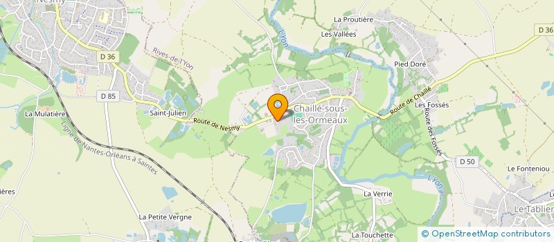 localisation de l'entreprise MONSIEUR FRANCK GAILLARD  RIVES DE L'YON