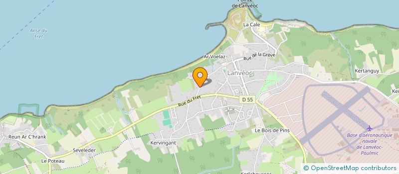 localisation de l'entreprise MONSIEUR FRANCK GAILLARD à LANVEOC