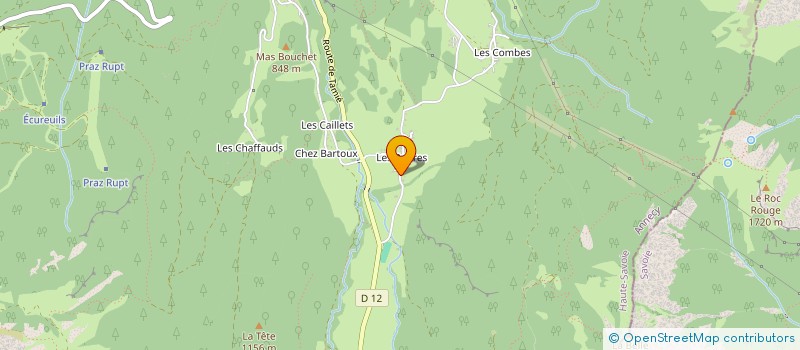 localisation de l'entreprise MONSIEUR FRANCK GALLET  FAVERGES-SEYTHENEX