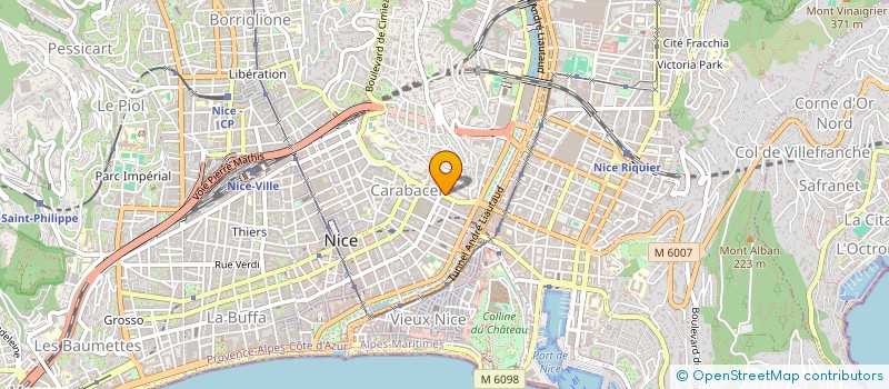 localisation de l'entreprise MONSIEUR FRANCK GAMBINI  NICE