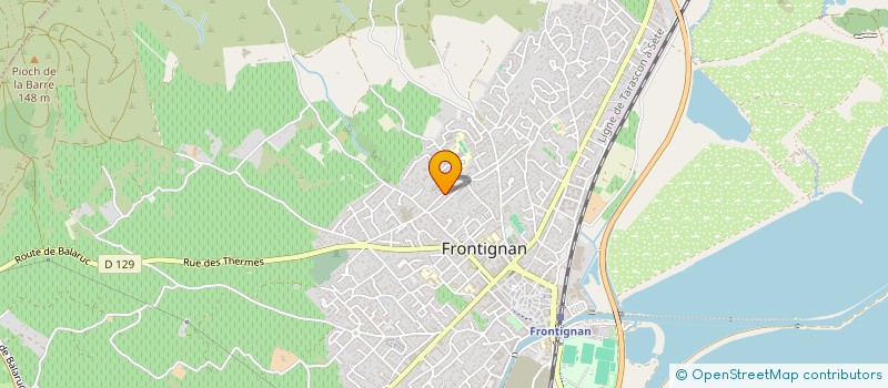 localisation de l'entreprise MONSIEUR FRANCK GANZALEZ à FRONTIGNAN