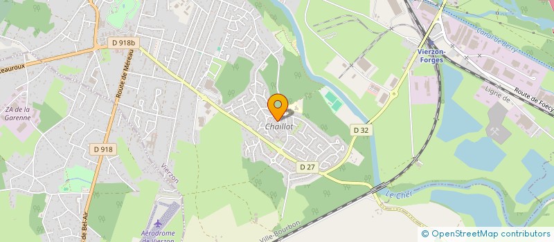 localisation de l'entreprise MONSIEUR FRANCK GAPTEAU  VIERZON