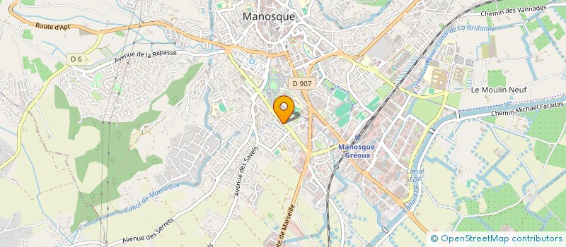 localisation de l'entreprise MONSIEUR FRANCK GARCIA  MANOSQUE