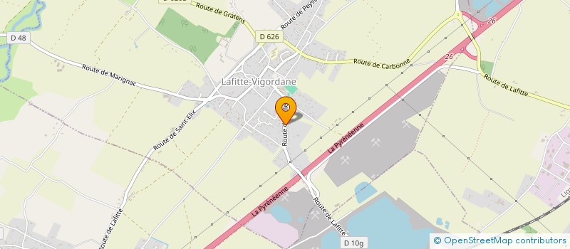 localisation de l'entreprise MONSIEUR FRANCK GARCIA  LAFITTE-VIGORDANE