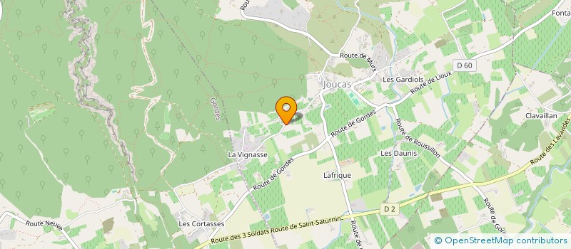 localisation de l'entreprise MONSIEUR FRANCK GASCON  CABRIERES D'AVIGNON