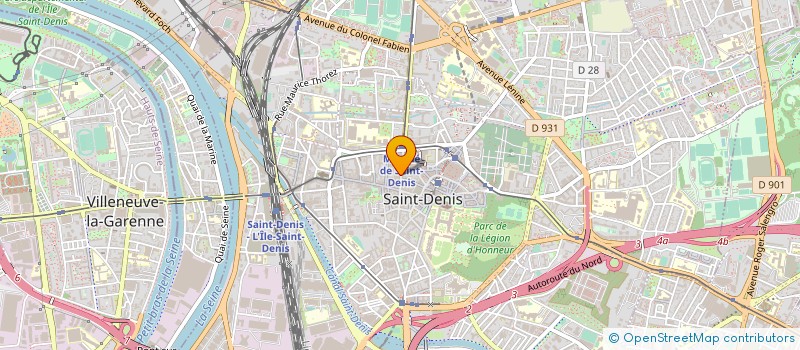localisation de l'entreprise MONSIEUR FRANCK GASNIER à SAINT-DENIS