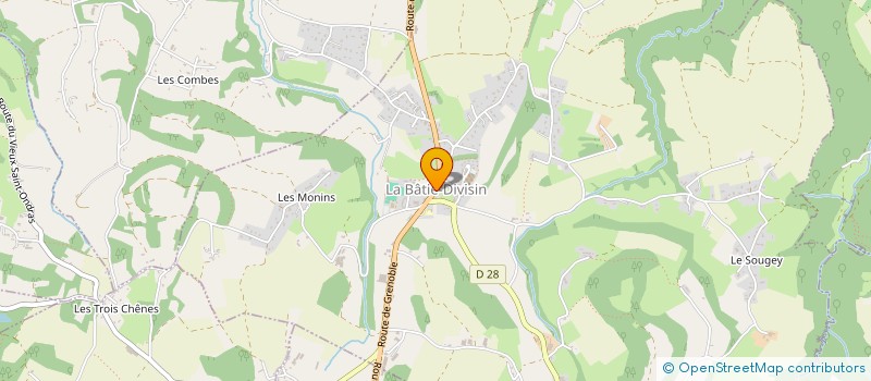 localisation de l'entreprise MONSIEUR FRANCK GASPARINI  LES ABRETS-EN-DAUPHINE