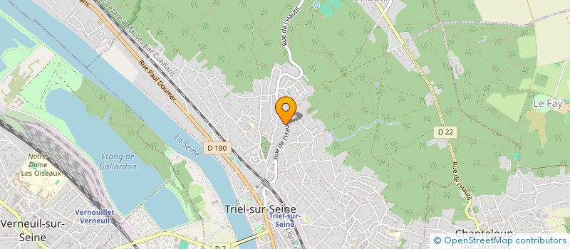 localisation de l'entreprise MONSIEUR FRANCK GATEL  TRIEL-SUR-SEINE