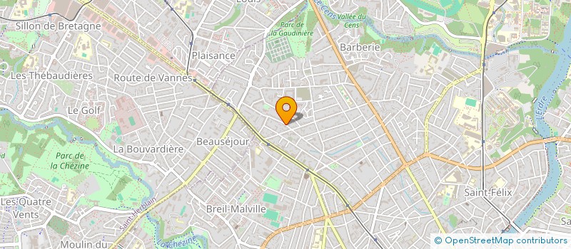 localisation de l'entreprise MONSIEUR FRANCK GAUBERT à NANTES