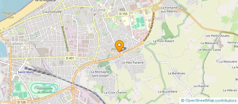 localisation de l'entreprise MONSIEUR FRANCK GAUBERT à SAINT-MALO