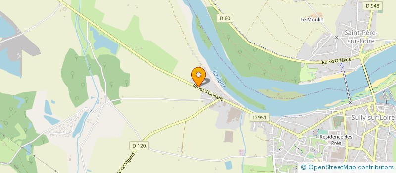 localisation de l'entreprise MONSIEUR FRANCK GAUCHEROT à SULLY-SUR-LOIRE