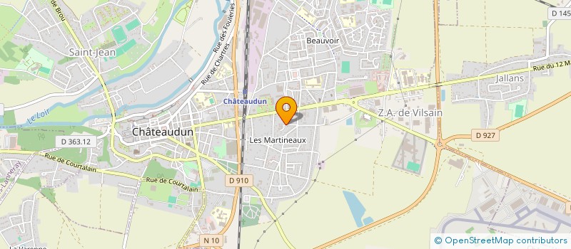 localisation de l'entreprise MONSIEUR FRANCK GAUDARD à CHATEAUDUN