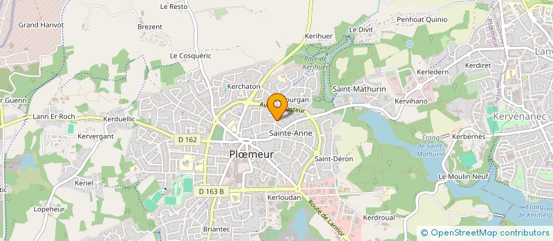 localisation de l'entreprise MONSIEUR FRANCK GAUDART à PLOUAY