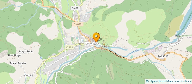 localisation de l'entreprise MONSIEUR FRANCK GAUDINI à LA PALUD SUR VERDON