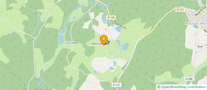 localisation de l'entreprise MONSIEUR FRANCK GAUDOT à MOUX-EN-MORVAN