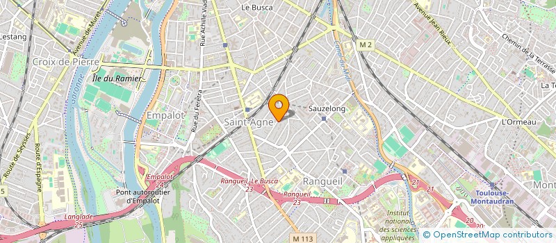 localisation de l'entreprise MONSIEUR FRANCK GAUTHE à TOULOUSE