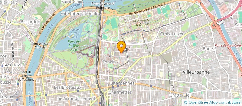 localisation de l'entreprise MONSIEUR FRANCK GAUTHERON  VILLEURBANNE