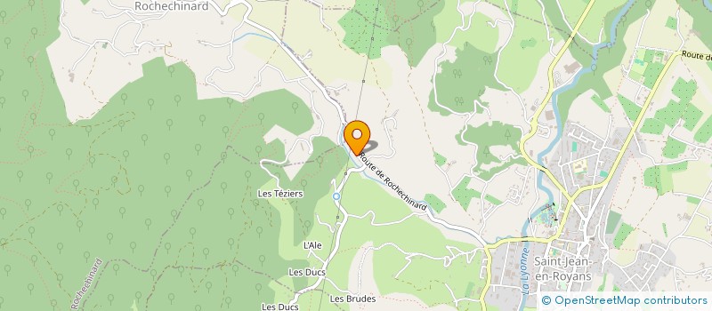 localisation de l'entreprise MONSIEUR FRANCK GAUTHIER à SAINT-JEAN-EN-ROYANS