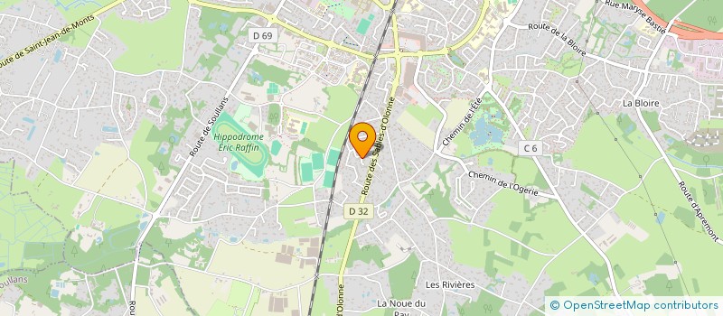 localisation de l'entreprise MONSIEUR FRANCK GAUTIER à CHALLANS