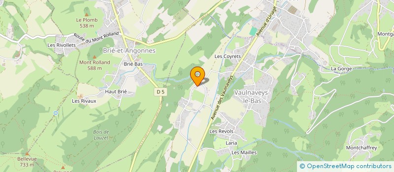 localisation de l'entreprise MONSIEUR FRANCK GAVET à VAULNAVEYS-LE-BAS