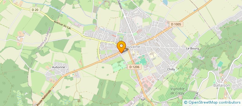 localisation de l'entreprise MONSIEUR FRANCK GAY-CROSIER  DOUVAINE